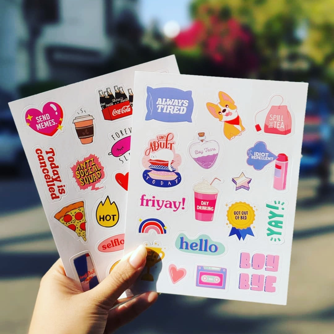 Sticker set sales