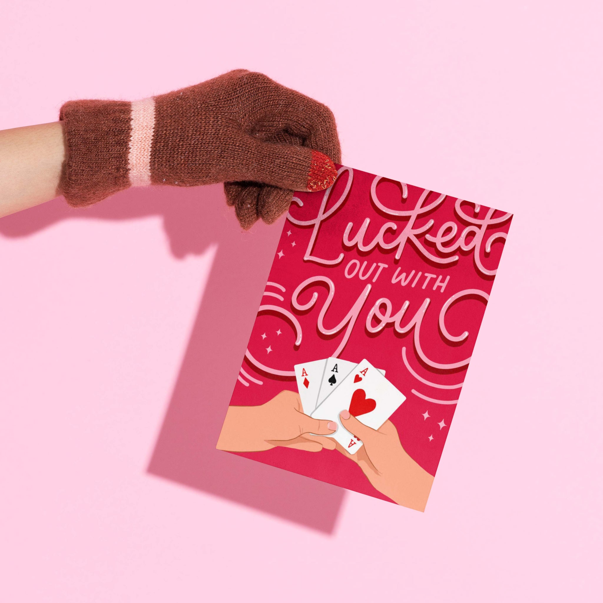 I Lucked Out With You Card